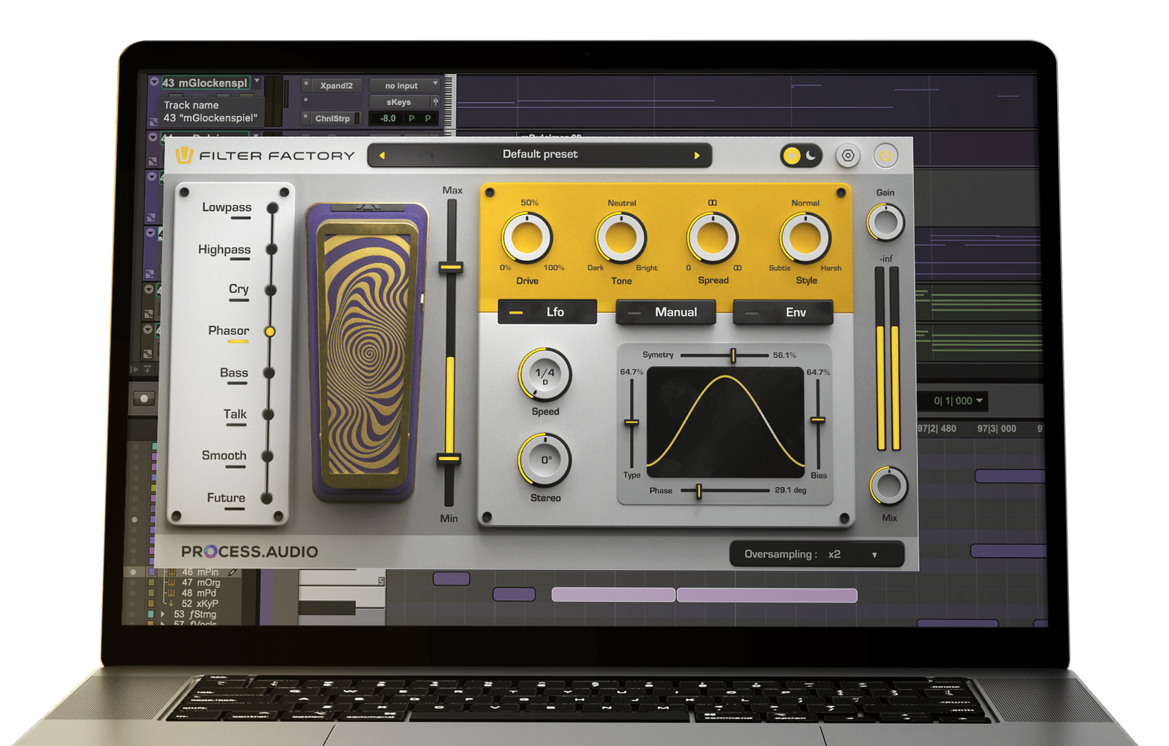 Filter Factory intuitive interface