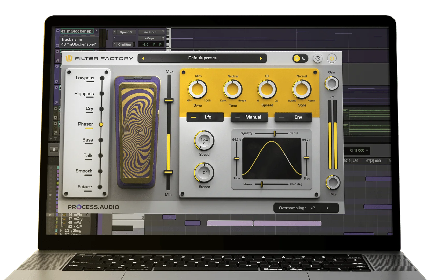 Filter Factory intuitive interface