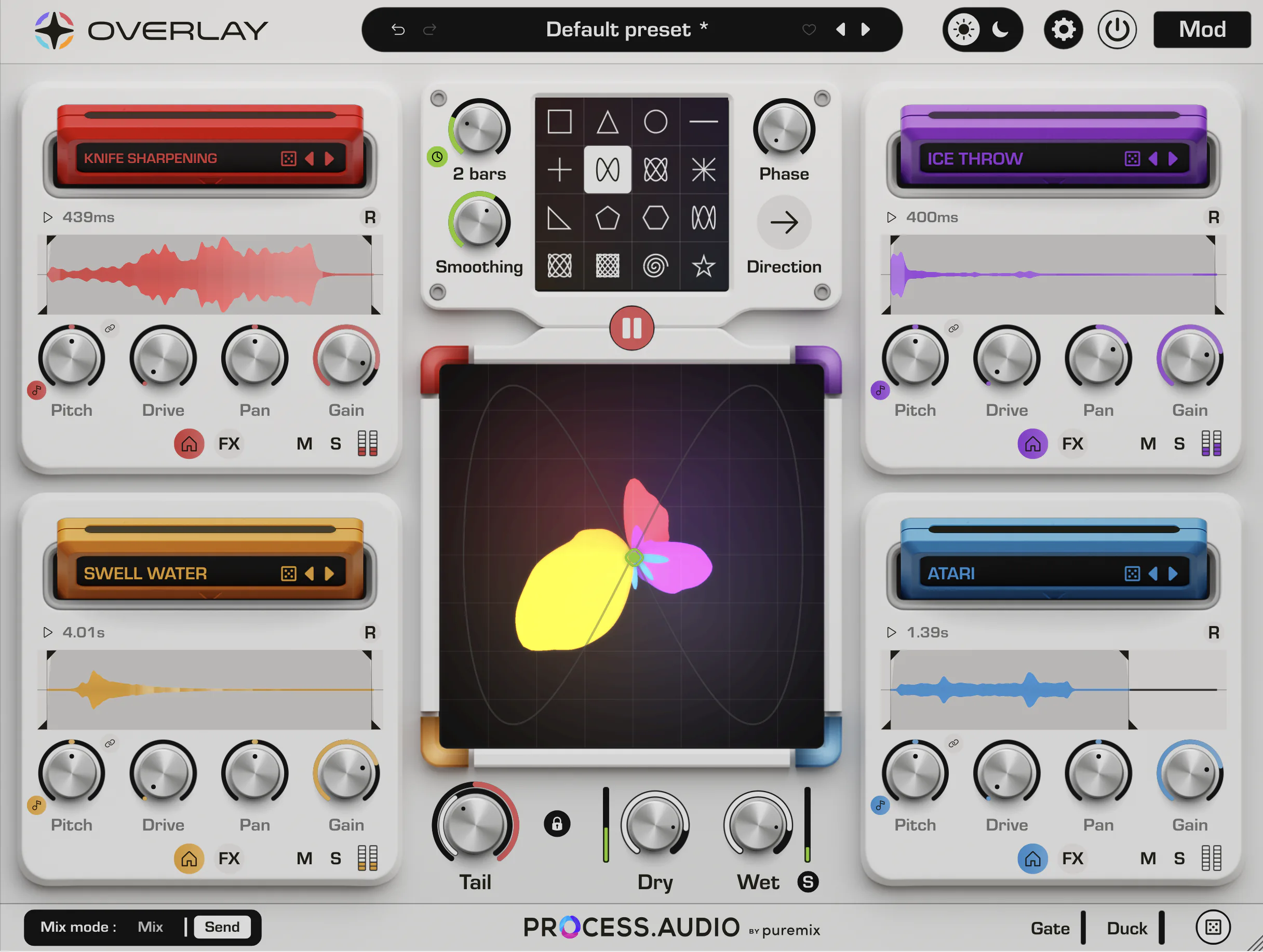 Overlay plugin interface