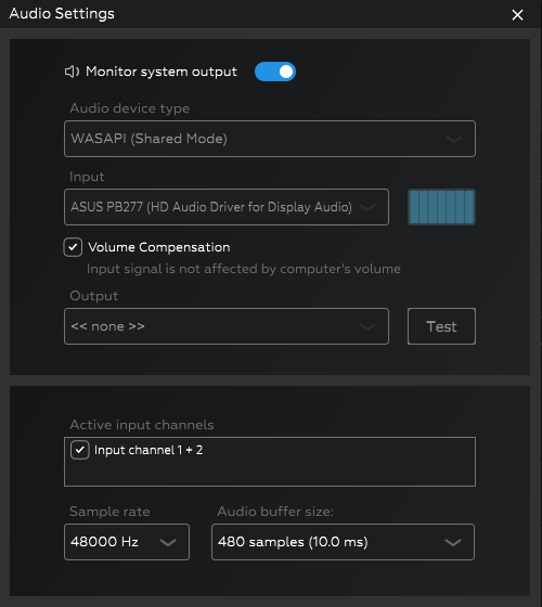 process audio decibel crack