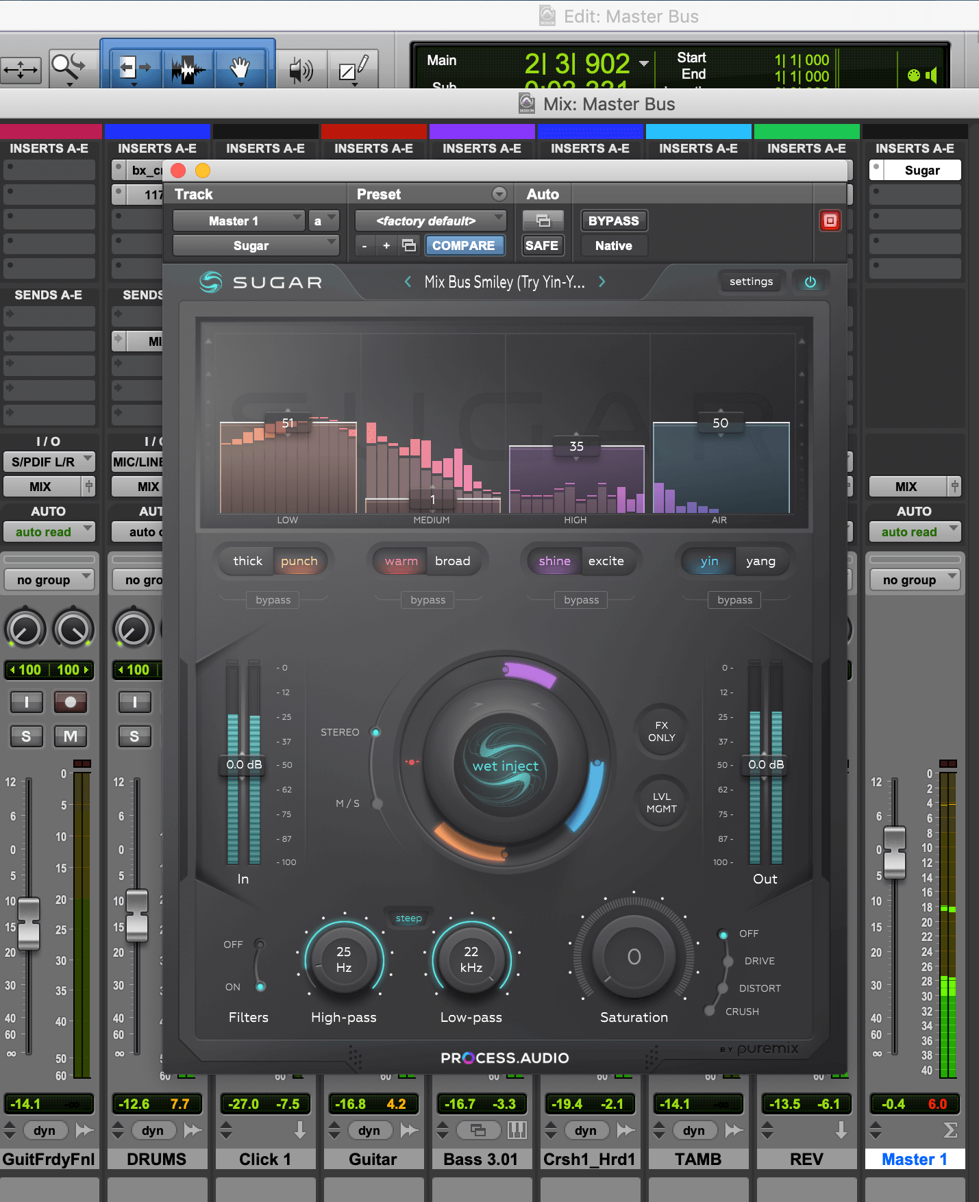 Sugar saturation plugin