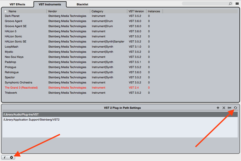 cubase plugin setup